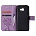Linkertech Galaxy J7 V Case, Galaxy J7 Perx Case, [Kickstand] PU Leather Wallet Flip Pouch Case Cover with Wrist Strap & Card Slots for Samsung Galaxy J7 2017 / J7 Sky Pro/Galaxy Halo (B-6)