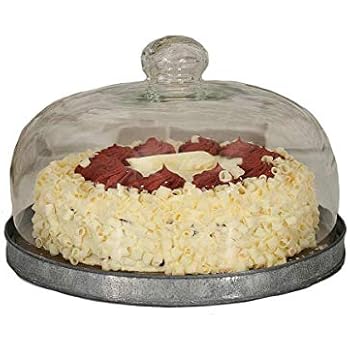 Vintage Style Dessert Cloche with Base