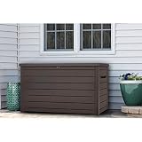 Keter XXL 230 Gallon Plastic Deck Storage Container Box Outdoor Patio Garden Furniture 870 Liters