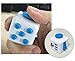 Fidget Cube Relieves Stress And Anxiety for Children and Adults Blue/White (07 )