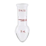 Distilling Flask, 5ml - 14/20 Joint & Side Socket
