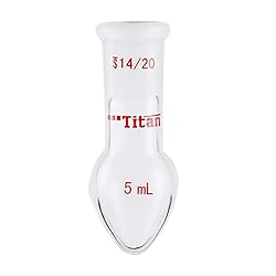 Distilling Flask, 5ml - 14/20 Joint & Side Socket
