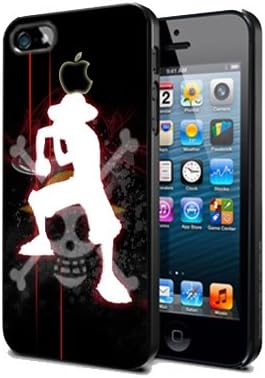 Case Cover Design Onp10 Anime One Please Luffy for Iphone 6 /6s Border Rubber Silicone Case Black@power9shop