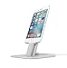 Twelve South HiRise Deluxe for iPhone/iPad/Smartphone, Silver | Adjustable Charging Stand w/Lightning + MicroUSB Cables
