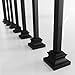 Stair Iron Baluster Flat Shoe (10-Pack) with Set Screw Stair Parts for 1/2