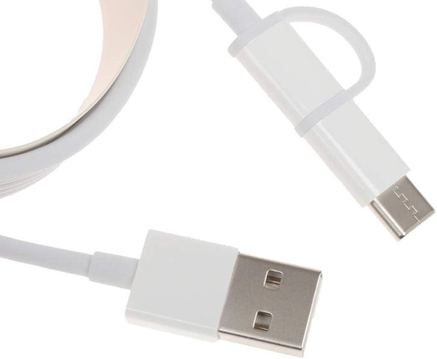 XIAOMI ECO-SYSTEMS 2-IN-1 MICRO USB TO TYPE C 100CM, White, 1 meter - Image 4