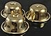 Mandala Crafts Brass Offering Bowl Set of 7 Tibetan Buddhist Alar Supplies for Meditation Yoga Burning Incense Ritual Smudging Decoration 3 Inches