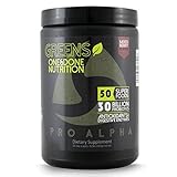 Pro Alpha Green Superfood Powder - Greens Supplement With Antioxidants - Digestive Enzymes - Probiotics - Moringa Leaf - No Gluten Diary Soy Or Preservatives Mixed Berry Flavor - 282 Grams 30 Day Supply