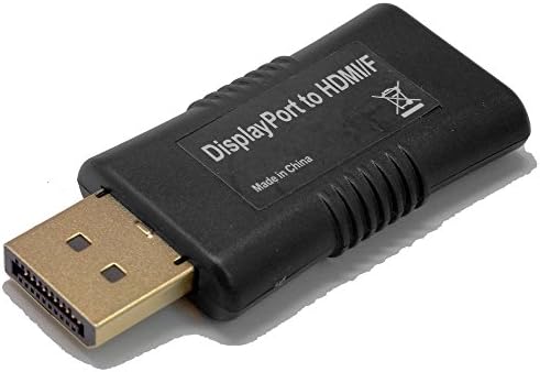 Alayaglory DisplayPort DP Male to HDMI Female Adapter Converter Connector 1080p for HDTV PC