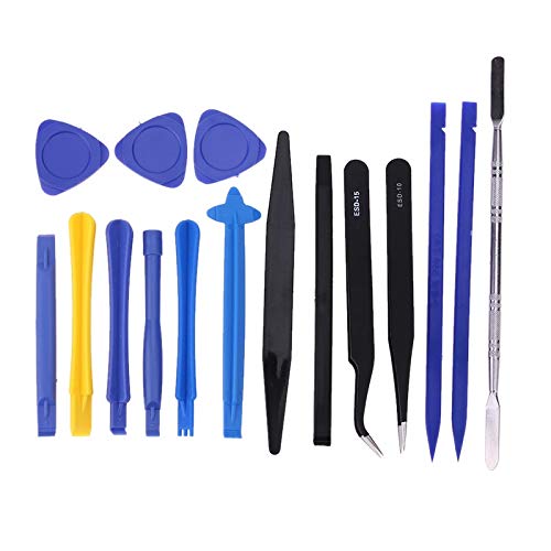 8 Types Set of Tool Mobile Phone Repair Kit Cell Phone Maintenance Suction Cup Screwdriver Set Screen Disassembly Opening Tool Red, Silver Tone