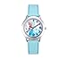 Disney Snow Queen Elsa Girls' Stainless Steel Light Blue Tween Watch