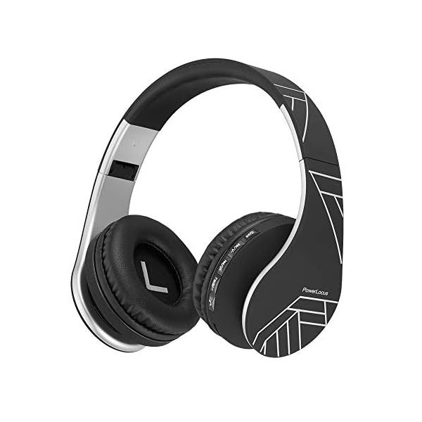 PowerLocus-Wireless-Bluetooth-Over-Ear-Stereo-Foldable-Headphones-Wired-Headsets-Noise-Cancelling-with-Built-in-Microphone-for-iPhone-Samsung-LG-iPad-BlackSilver PowerLocus Wireless Bluetooth Over-Ear Stereo Foldable Headphones, Wired Headsets Noise Cancelling with Built-in…