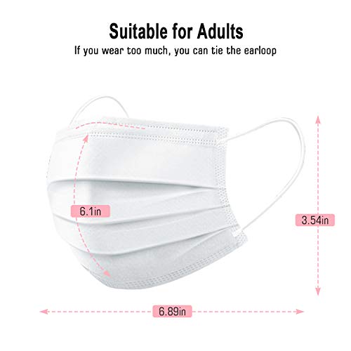 Algopix Similar Product 18 - FWPP Breathable Earloop Disposable Face