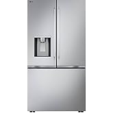 LG LRYXC2606S 25.5 Cu. Ft. Stainless Steel French Door Counter Depth Smart Refrigerator on Fridge.com