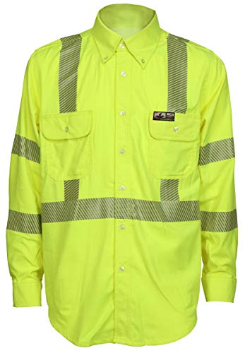 MCR Safety Summit Breeze Hi-Visibility Class 3 Flame Resistant FR Long Sleeve W…