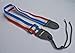 Guitar Strap Red White Blue Nylon Adjustable Acoustic Electric Bass Made In USA