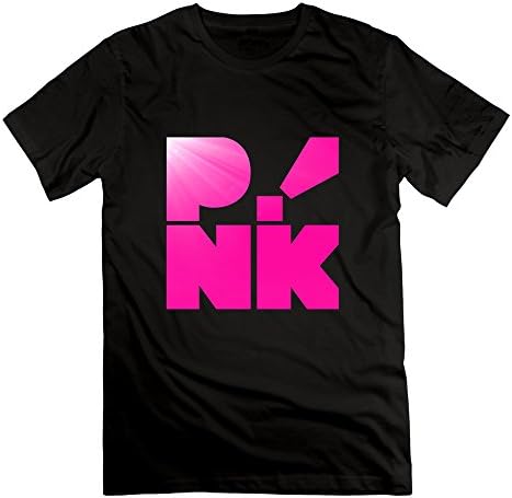 LLpp P!nk Logo Men's T Shirt,Black