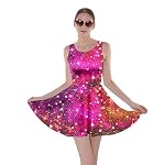 414gnX7gLaL. SS150 CowCow-Womens-Starry-Night-Sky-Moon-Stars-Space-Constellations-Planets-Mrs-Frizzle-Skater-Dress-XS-5XL