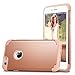AILUN Phone Case for iPhone 6s iPhone 6 Soft Interior Silicone Bumper Hard Shell Solid PC Back Shock-Absorption Skid-Proof Anti-Scratch Hybrid Dual Layer Slim Cover Rosegold