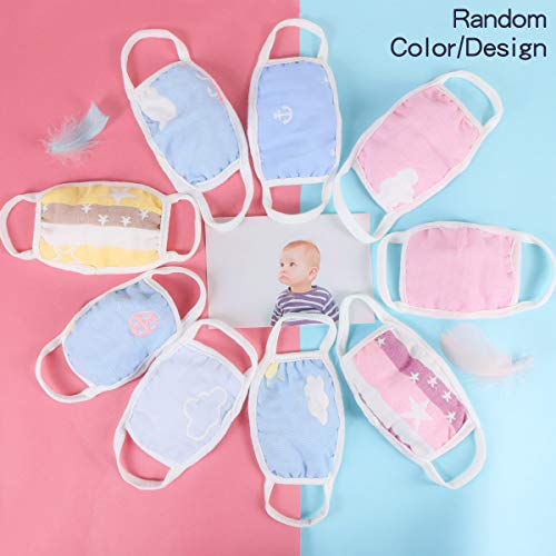 Kids Mouth Mask Anti Dust Mouth Mask,Kids Cotton Face Mask Reusable Mask Anime Face Mask Washable Mask Cute Dustproof Pollution Mask for Boys Girls Kids Toddlers Children,3 Pack in Random Color Design