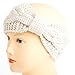 NISHAER Women's Chunky Cable Knitted Turban Headband Ear Warmer Head Wrap