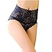 EZMBRAND Hipster 100% Cotton Lace Hollow Out High Waist no Trace Panties for Women