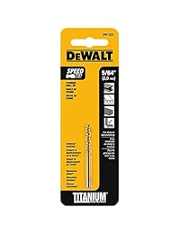 DeWalt DW1305 5 64 pulgadas de Split punto Broca en espiral titanio