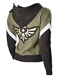 Ya-cos The Legend of Zelda Cotton Link Hooded Hyrule Warriors Zipper Coat Jacket(Medium(FBA), Green)