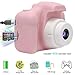 WABOLIN Kids Digital Video Camera for Girls Age 3-8 , Mini Rechargeable Children Camera Shockproof 8MP HD Toddler Cameras Child Camcorder (16GB Memory Card Included) Pink