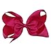 Yiho 20PCS 5.5inch Large Grosgrain Ribbon Hair Bows free elastic hairband