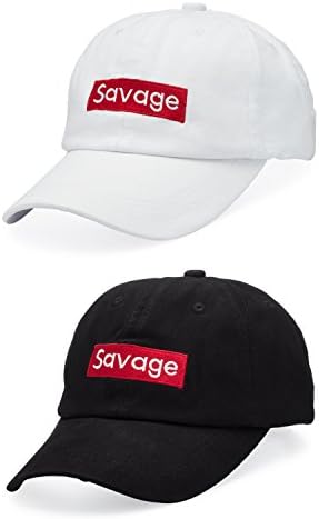 Dad Hats For Men And Women - Pack of Two - Trucker Snapbacks - Black / White
