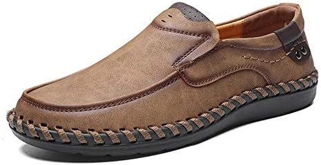 Maizun Mens Penny Shoes Casual Leather Loafers Comfortable Dress Driving Shoes Slip on Walking Shoes