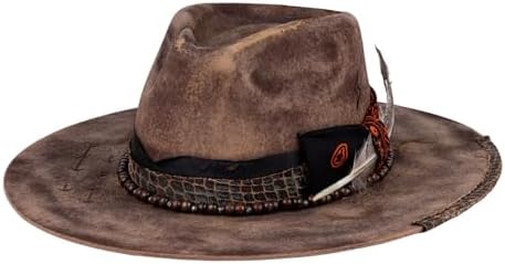 Vintage Fedora Firm Wool Felt Panama Hat Classic Rancher for  display picture 3