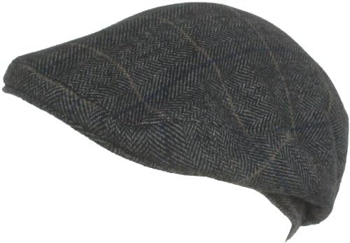 Cappello Wool Blend Classic Ivy Scally Cap (Gray, S/M)