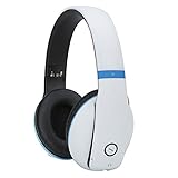 White Label AncStudio Bluetooth 4.0 Stereo Wireless Noise Cancelling 3.5mm Audio Input Headphones with Built in Mic - White