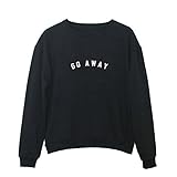 YITAN Women's O Neck Lovely Sweatshirt