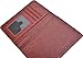 Yuhan Pretty Leather Passport Holder Wallet Cover Case RFID Blocking Travel Wallet (Brown)