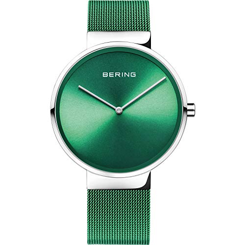 BERING-Time-Unisex-Slim-Watch-14539-808-39MM-Case-Classic-Collection-Stainless-Steel-Strap-Scratch-Resistant-Sapphire-Glass-Minimalistic-Designed-in-Denmark