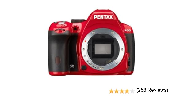 Pentax K50 - Cuerpo de cámara réflex, Rojo: Amazon.es: Electrónica