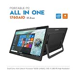 iView 1760AIO All in One Computer/Tablet, 17.3" IPS 1920 x 1080 Touch Screen, Intel Apollo Lake N3350 CPU, 4GB/32GB (Upgradable), Windows 10, WiFi 2.4/5GHz, Front Camera, Wireless Keyboard & Mouse