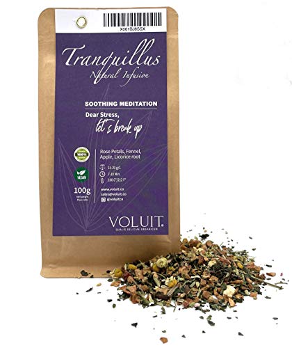VOLUIT TRANQUILLUS - Premium Kräutertee, Kräutertee mit Brennnessel, Fenchel, Zimt, Ingwer und Süßholzwurzel 100gr… – Bild 3