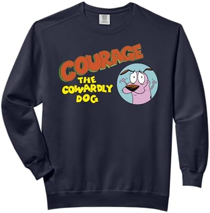 Amazon.com: Courage the Cowardly Dog Retro Vintage Portrait & Logo
