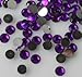 1440pcs Flat Back Rhinestones Round Brilliant 14 Cut 3mm - 10ss Lavender Purple