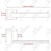 Alise Bathroom Towel Ring Towel Bar Towel Holder Rack Wall Mount with Screws or Superglue,GS7010-B SUS304 Stainless Steel Matte Black