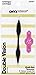 Onyx Professional Double Ended Precision Tweezers Slant Tip & Point Tip for Eyebrows, Ingrown Hair, Eyelash Extensions, Travel & More