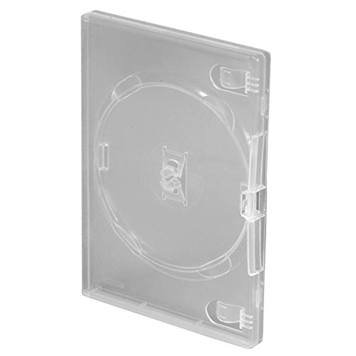 10 x Amaray Single Clear DVD CD BLU RAY Disc Case With 14mm Spine in Dragon Trading Packaging