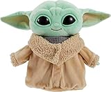 Star Wars Grogu Plush with Beskar Armor, Soft Doll