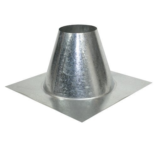 Shasta Vent "Roof Flashing" for Shasta Vent 6" (8" O.D.) Chimney Systems (for Flat Roofs)