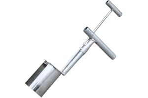 DDDZERONG Stainless Bulb planter tool Steel Planting Tool, Handheld Planting Tool for Planting Seeds, Plants and Fruit Trees.