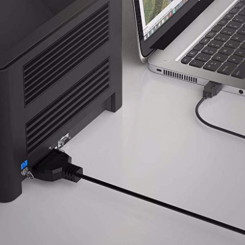 Adasea 2 Pack USB to DB25 IEEE-1284 Parallel Printer Adapter Cable for Laptop Desktop PC